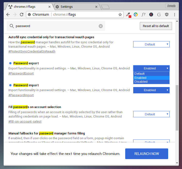 import passwords from chrome to msecure